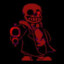 sans with a gun