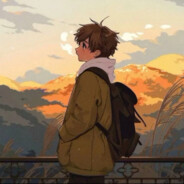 坐在石头上看海