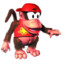 DIddy kong pointing to object