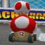 Toad from Mario Kart DS