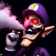 Stoned Waluigi