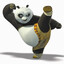 The panda from Kung Fu Panda