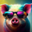 &lt;:: R4inbOw Pig