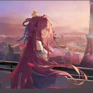 梅津寺町的日落