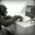 A trained chimp