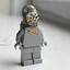 Gray Lego Spaceman