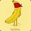 banana with bandana