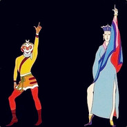 夕阳下暴干基友