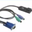 RJ-45 to PS-2 and VGA adapter