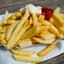 Pommes rot weiß