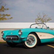 Blue Corvette