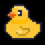 The pixel duck