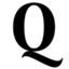 The letter Q