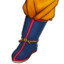 Goku&#039;s right leg below the knee