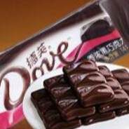 德芙香浓黑巧克力leo