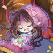 戴着红帽的小伞