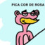 pica cor de rosa