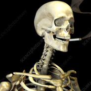 Smoking Skeleton