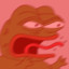 Whacked out frog