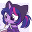 purple horse