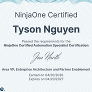 certified ninjaone technician