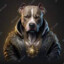 Pitbull enraivado