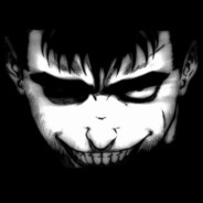 Demon in a face on an angel