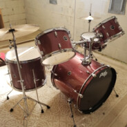 Two Drums and a Cymbal