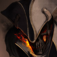 Burning Skelly Man