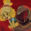 Doom guy and Isabelle