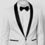 white tux