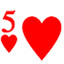 Five of Hearts