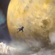 剑斩荷花揽明月