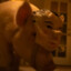 pig with a richard nixon mask