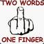 TwO WoRdS OnE FiNgEr
