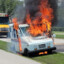 Grumman LLV but on fire