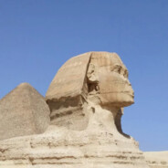 古埃及社恐狮身人面像