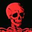 Red Skelly Man