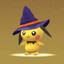 PICHU WITH WITCH HAT