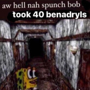 spongebob high on Benadryl