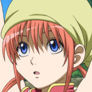 别发蓝色小女孩举手