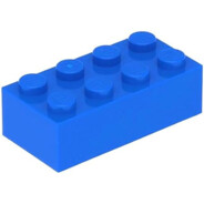 blue lego brick