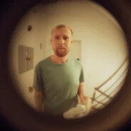 regular guy in peep hole