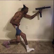 skinny nigga with a gun