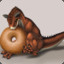 Carno eating donut (Momma Rex)