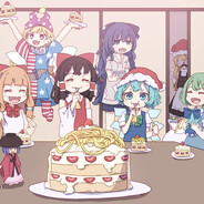 在湖边冻青蛙的琪露诺