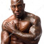 big black oiled up man