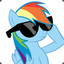 _RAINBOW DASH_ КРЕСТНАЯ Sqake&#039;a