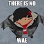 There is no wae
