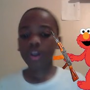 elmo came with that ak 47